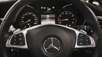 the dashboard of a car