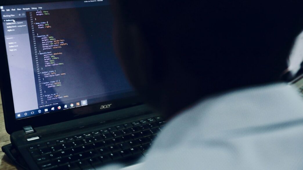 black Acer laptop computer