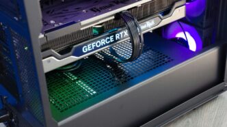 a close up of the front of a computer