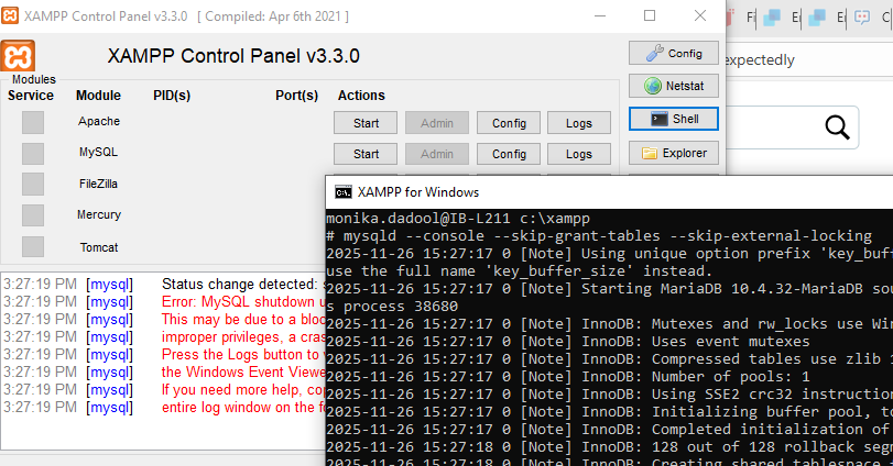 What to do if the MySQL Database gets Corrupted?