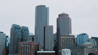 landscape photography of buildings