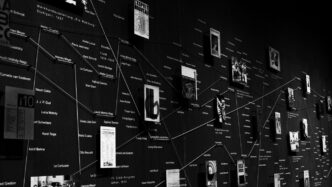 grayscale photo of a building