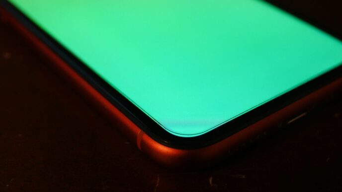 a close up of a laptop computer sitting on top of a table