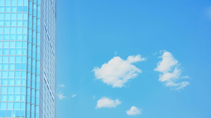 curtain wall building