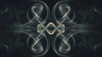 a picture of smoke with a black background