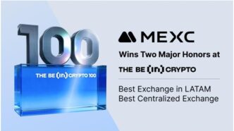 MEXC Claims Dual Wins at BeInCrypto 100 Awards