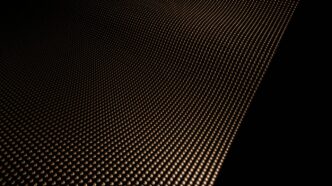 Wavy metallic surface with small dots