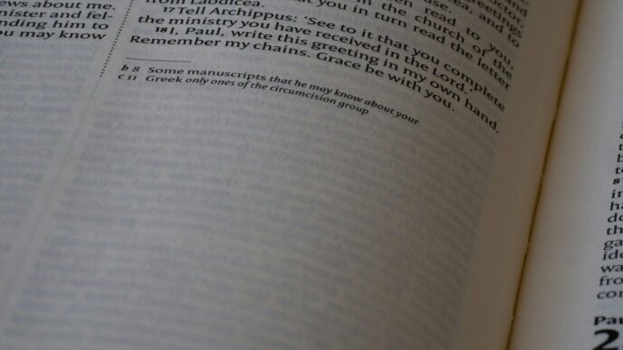 A close up of an open book with numbers on it