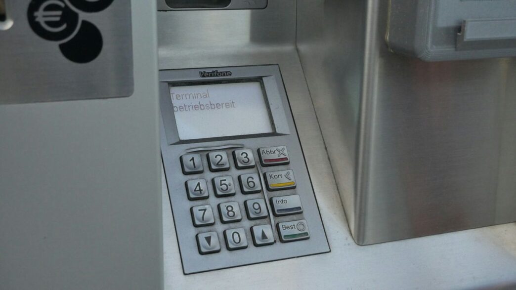 a machine that has a lot of buttons on it