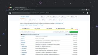 Github website on desktop