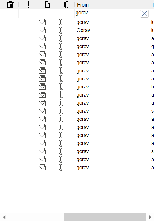 An Advanced search option