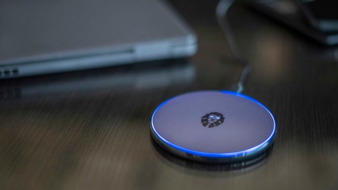 a close up of a mouse on a table