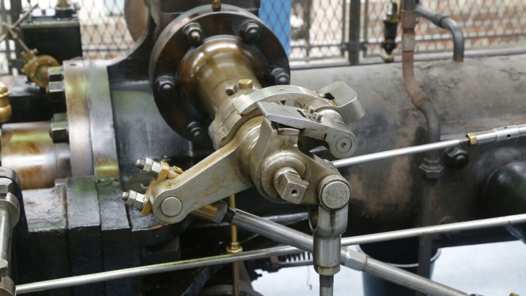 a close up of a machine that is working