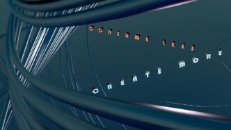 A computer generated image of a spiral of lines