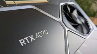 a close up of a computer processor with a fan