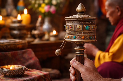 Tibetan Prayer Wheels