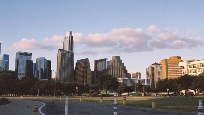 city buildings under blue sky during daytime