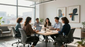 Alumni Ventures Group investment strategy meeting.