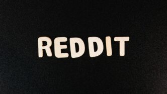 the word reddit written in white type on a black background