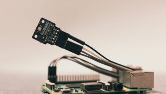 a close up of a piece of electronic equipment