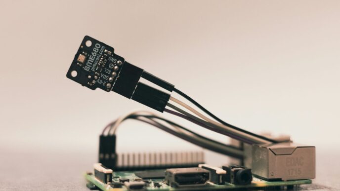 a close up of a piece of electronic equipment