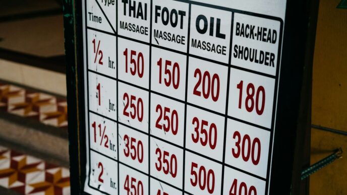 a sign that is on the side of a building