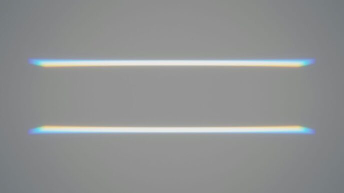 a blue line on a black background