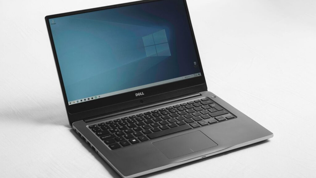 black and silver asus laptop computer