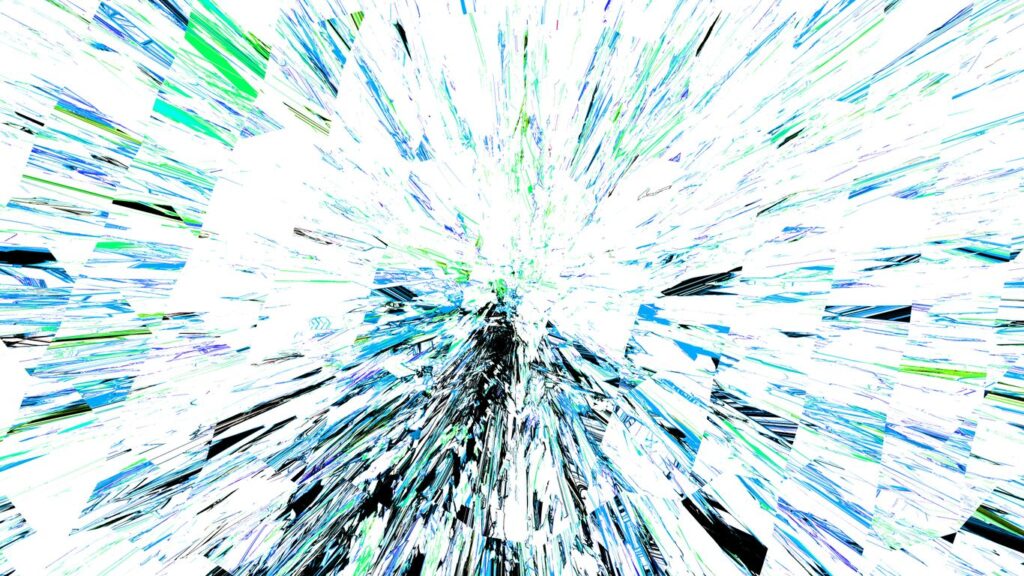 Abstract explosion of light and color