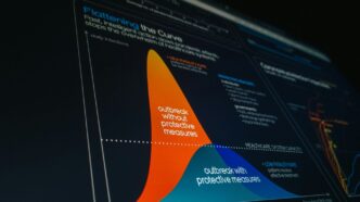 black flat screen computer monitor