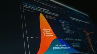 black flat screen computer monitor