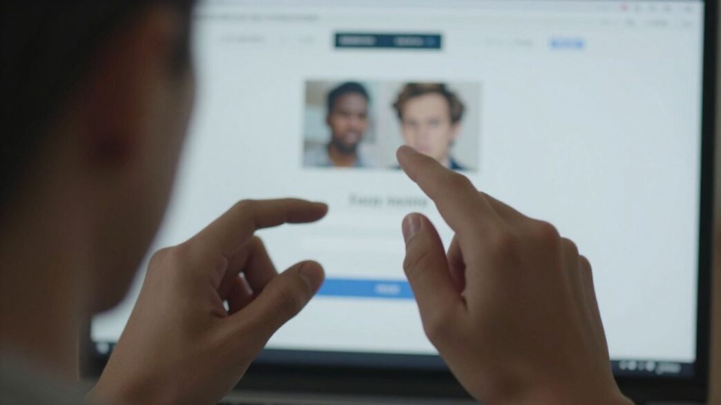 Person struggling to log into Salesforce Commerce Cloud on a laptop.