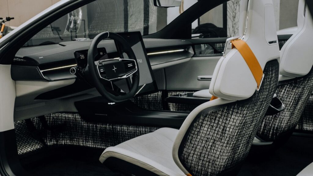 white and black steering wheel