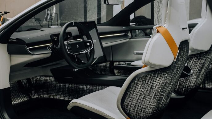 white and black steering wheel