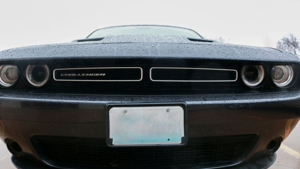 black Dodge Challenger