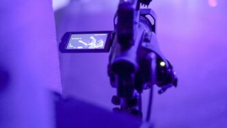 black and white bicycle with black and white background