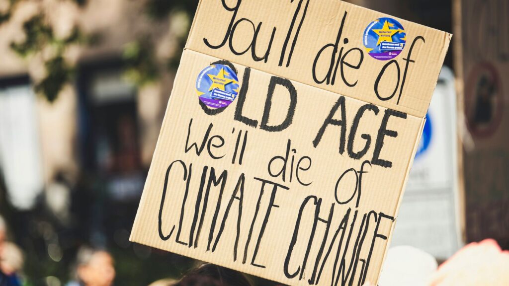 you'll die of old age we'll die of climate change text