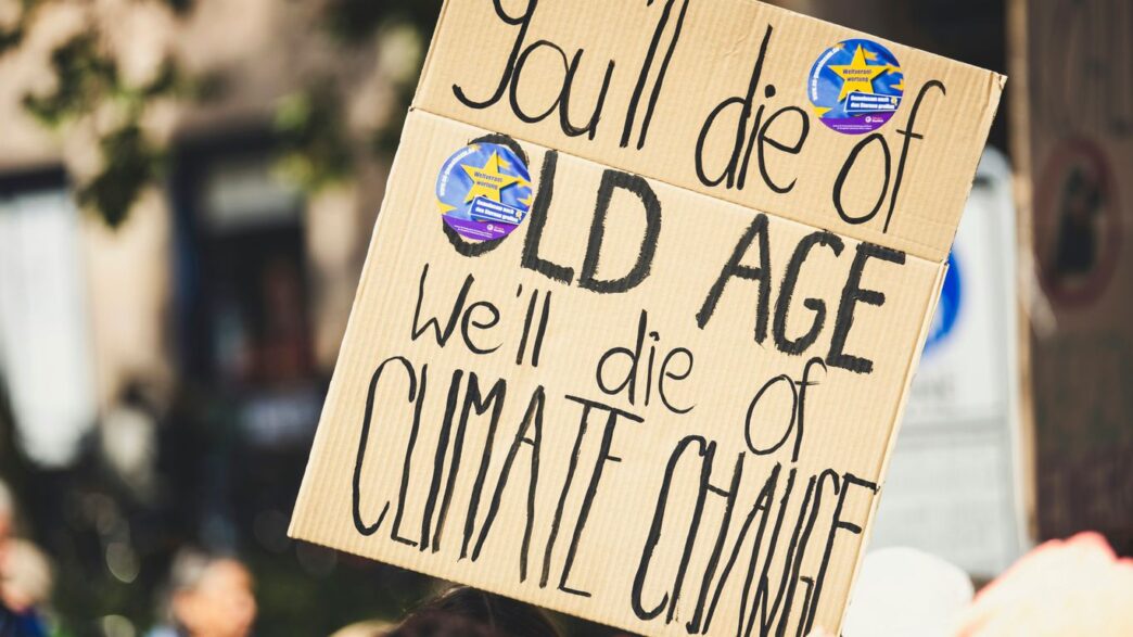 you'll die of old age we'll die of climate change text