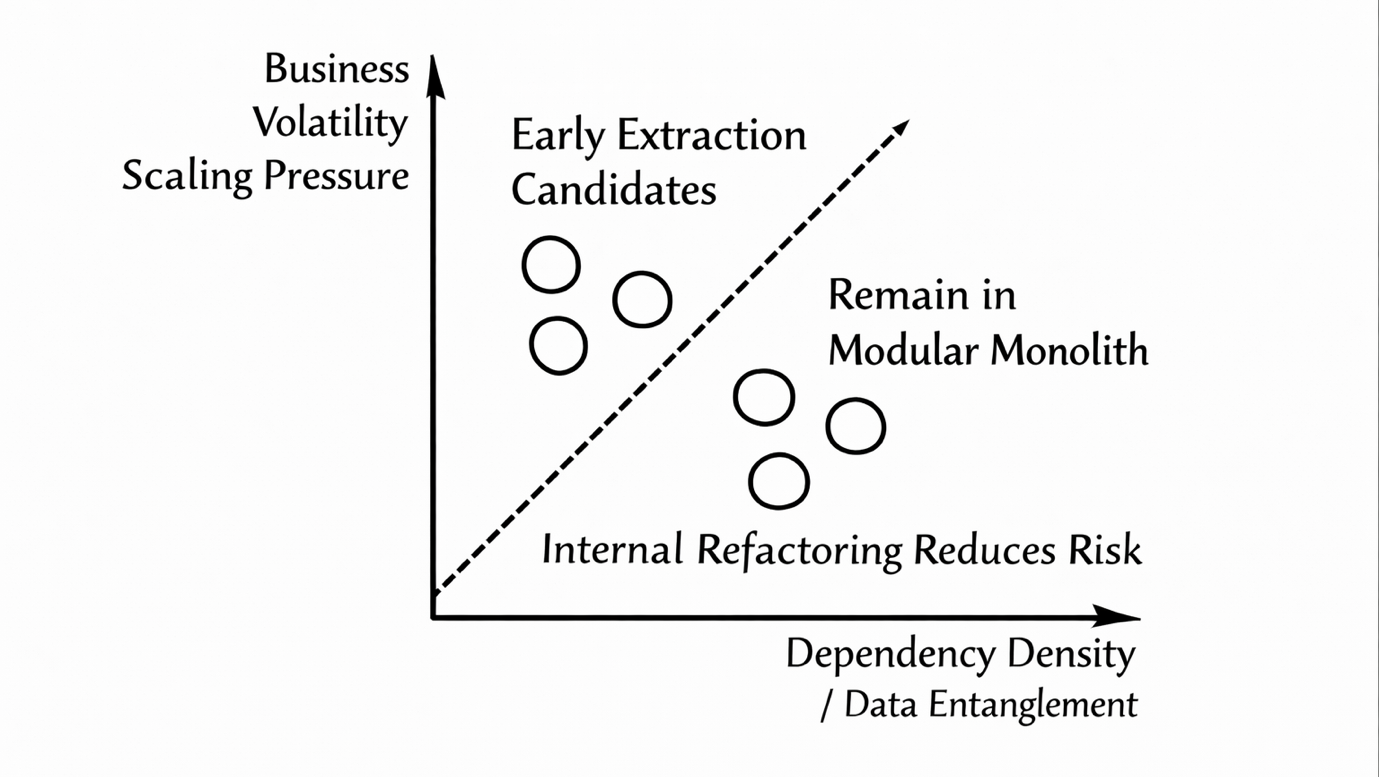 Monolithic Server Systems for a Phased Transition to Microservices