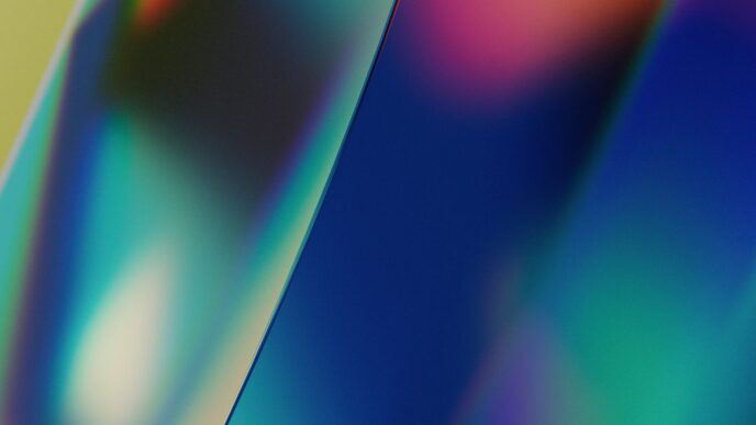 a close up of a rainbow