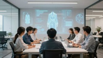 Alta Funding team discussing AI fashion styling.