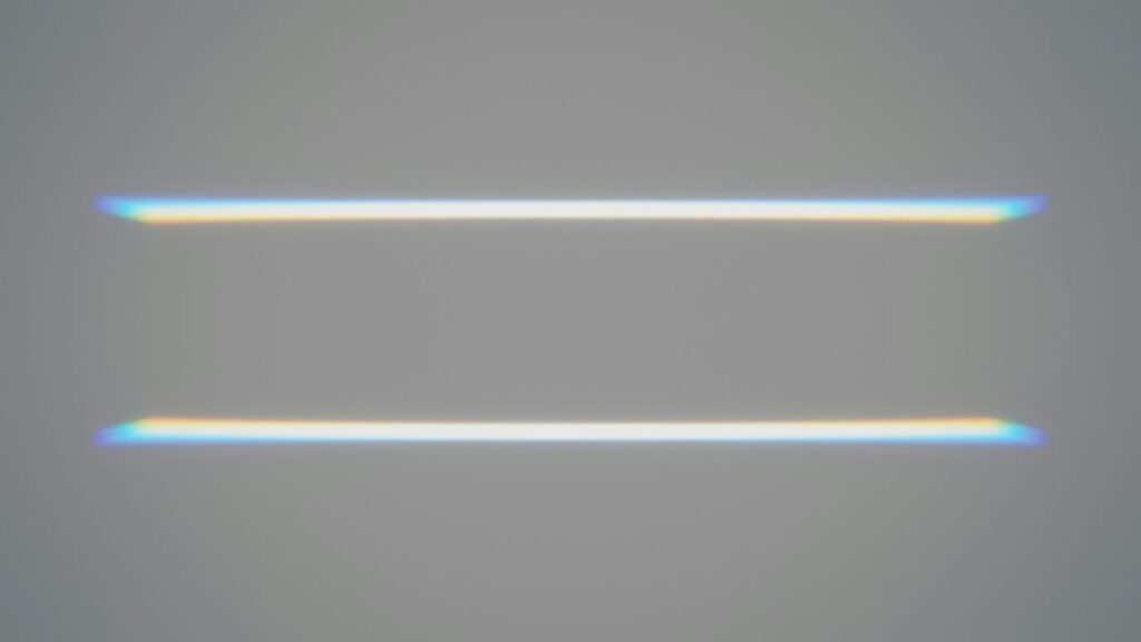 a blue line on a black background
