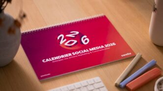 Calendrier social media 2016 desk calendar