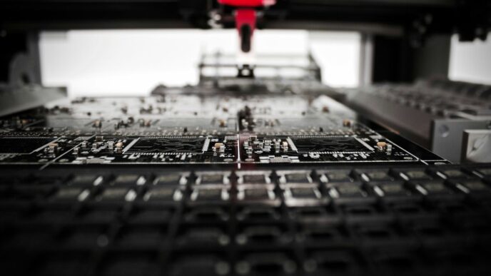 gray industrial machine