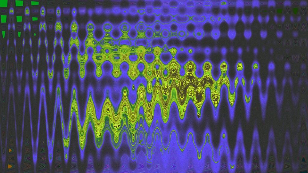 A picture of a computer screen with a pattern on it