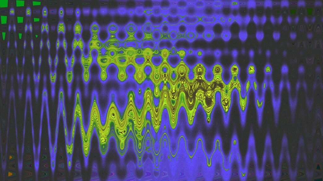 A picture of a computer screen with a pattern on it