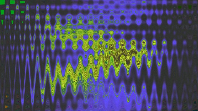 A picture of a computer screen with a pattern on it