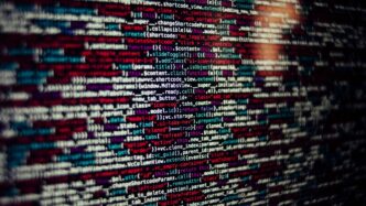 black red and white textile