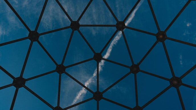 a clear blue sky with some clouds in it