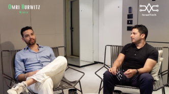 two men talking